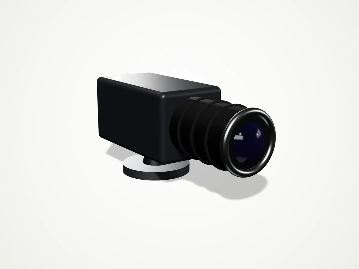 Box cameras: product render