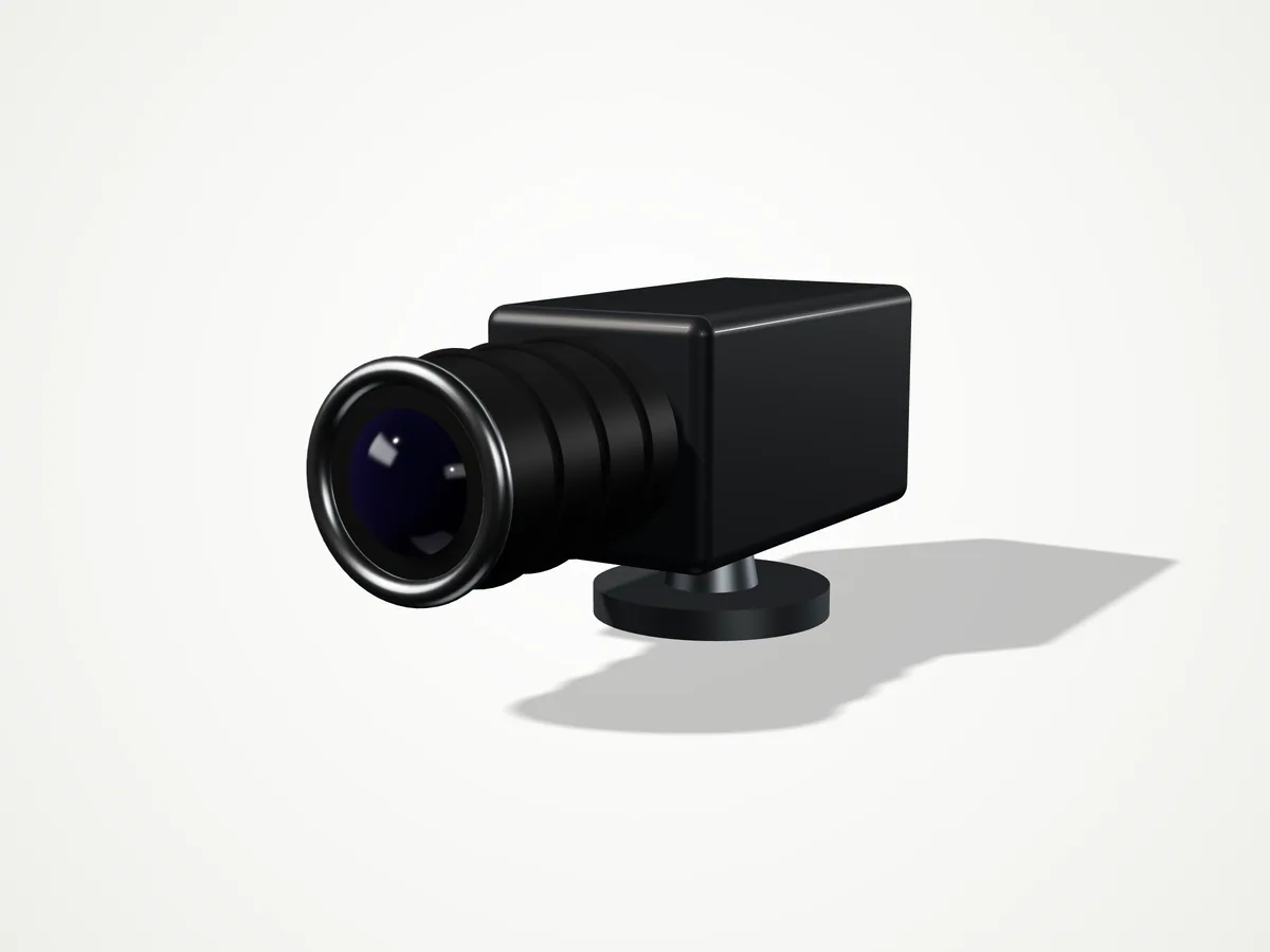 NX-8M-BX 8 MP box camera body, three-quarter view from the right