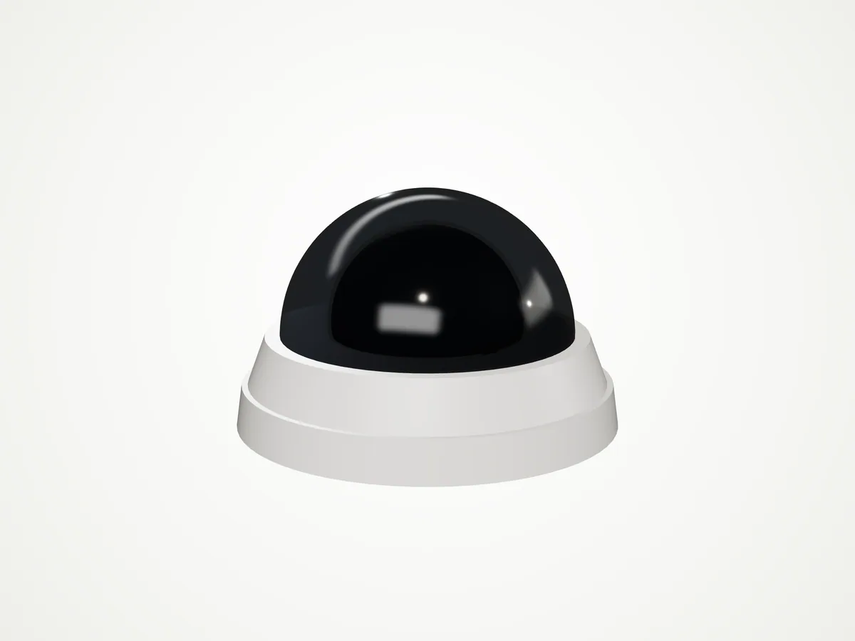 Dome & turret cameras: product render
