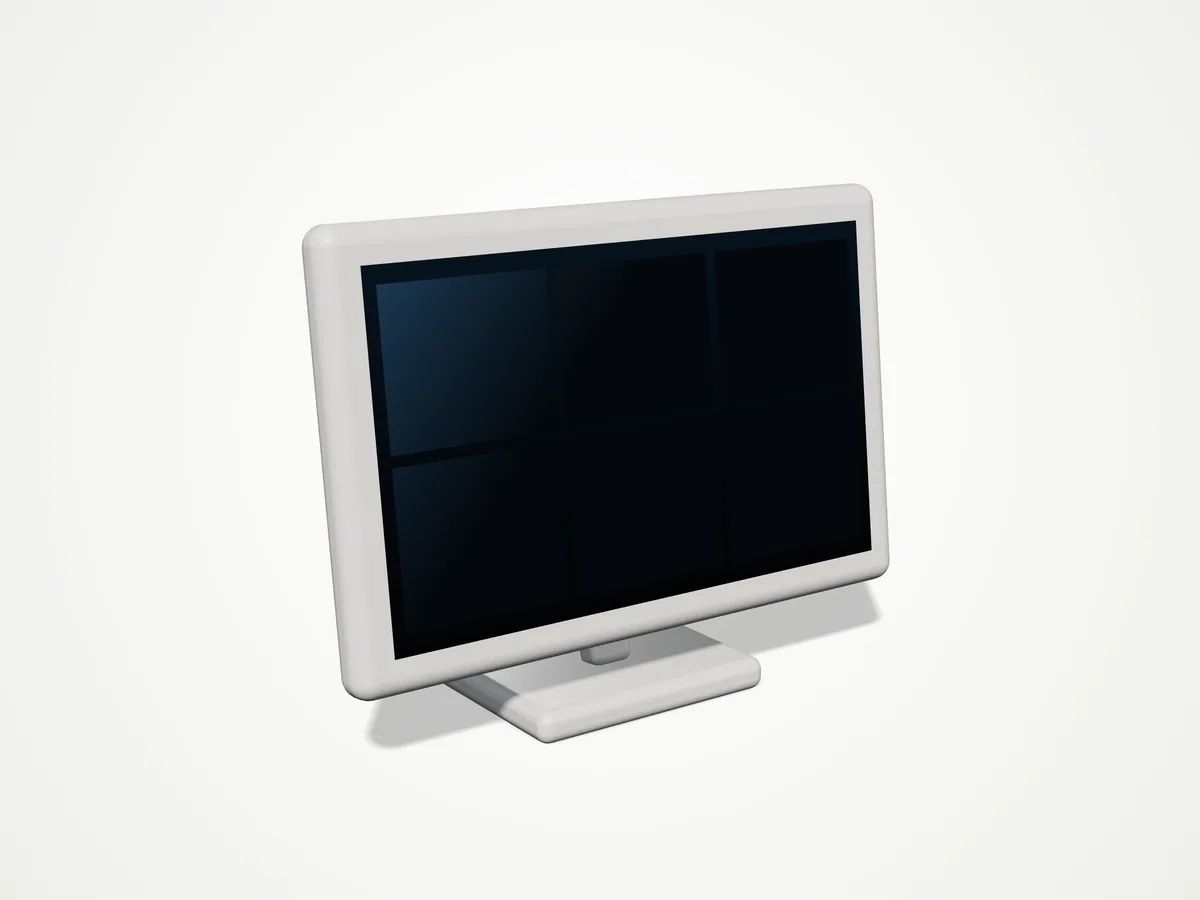 IC-IS7 7″ indoor station, three-quarter front view