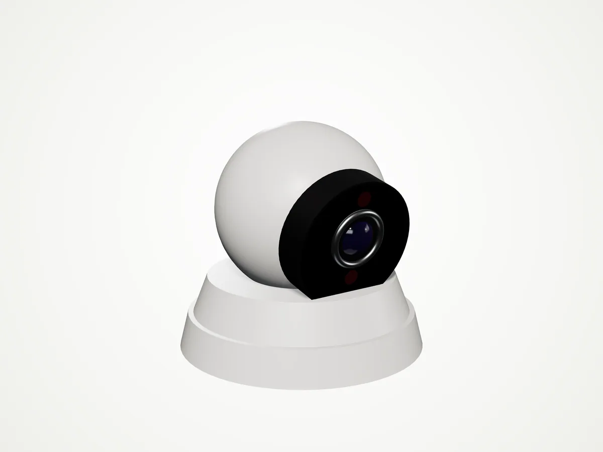 NT-4M-T28 4 MP turret camera, three-quarter front view